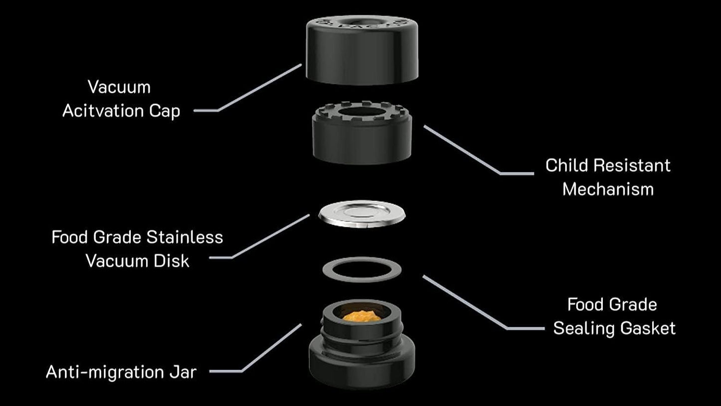 Pop-Vac™ Concentrate Jars (1g - 2ml)